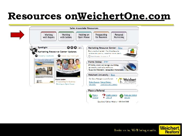 Resources on. Weichert. One. com 