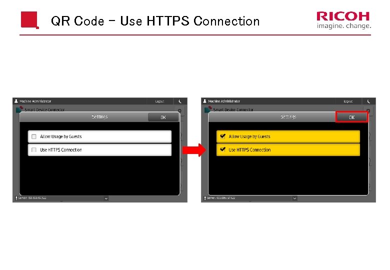 QR Code – Use HTTPS Connection 