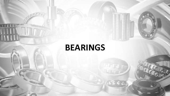 BEARINGS 