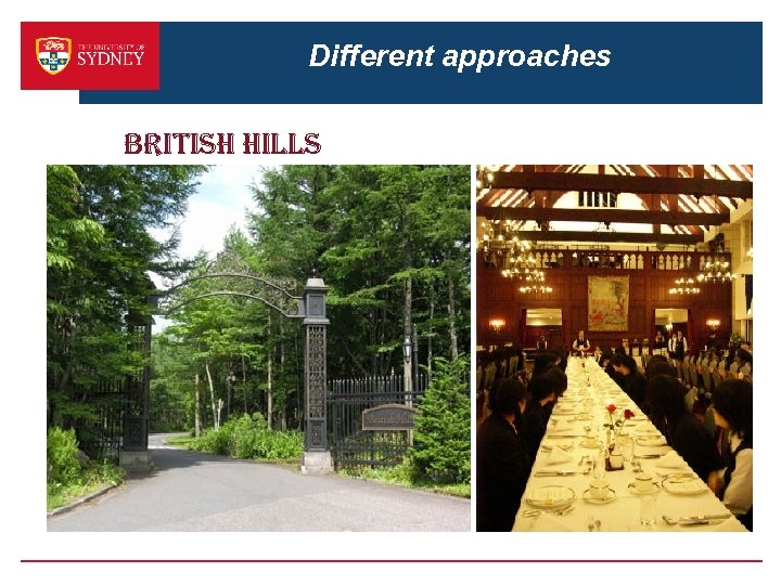 Different approaches British hills 