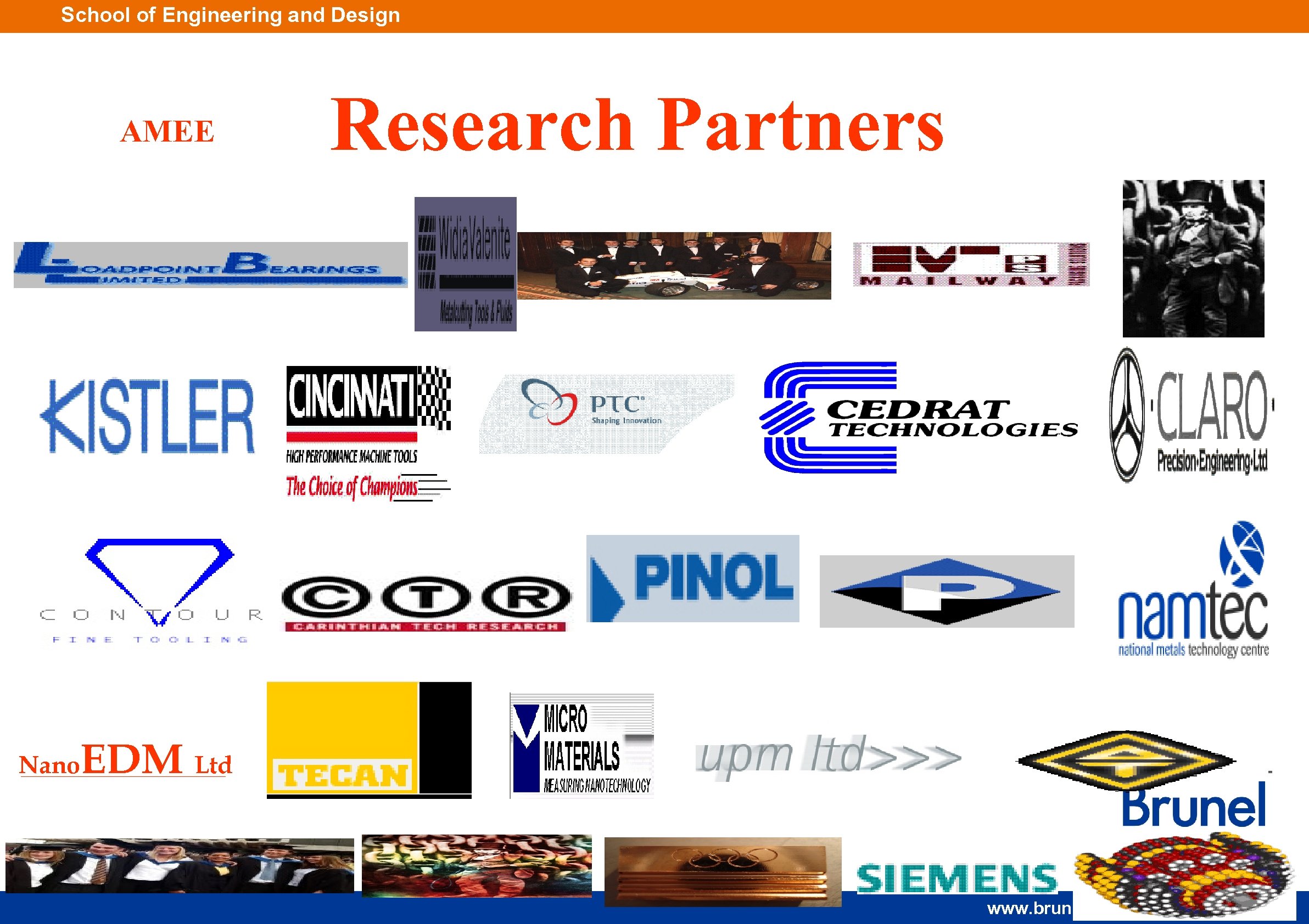 School of Engineering and Design AMEE Nano Research Partners EDM Ltd www. brunel. ac.