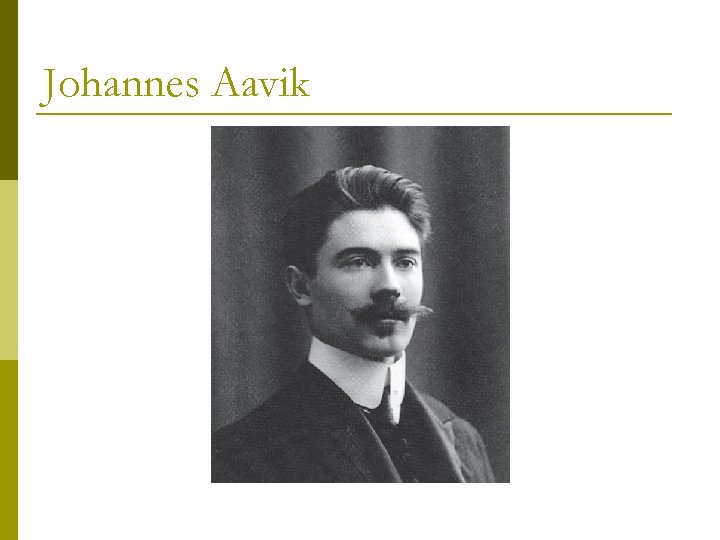 Johannes Aavik 