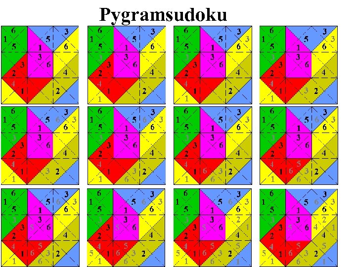 Pygramsudoku 