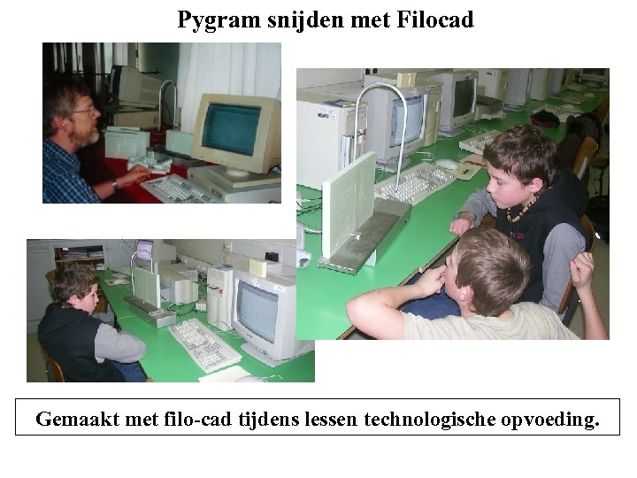 Pygram snijden met Filocad Gemaakt met filo-cad tijdens lessen technologische opvoeding. 