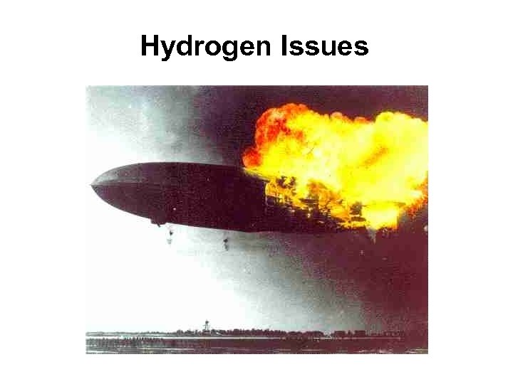 Hydrogen Issues 