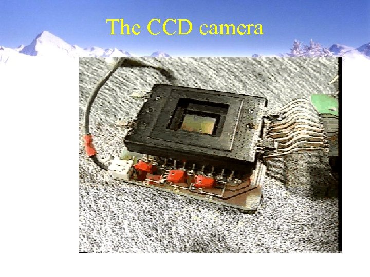 The CCD camera 
