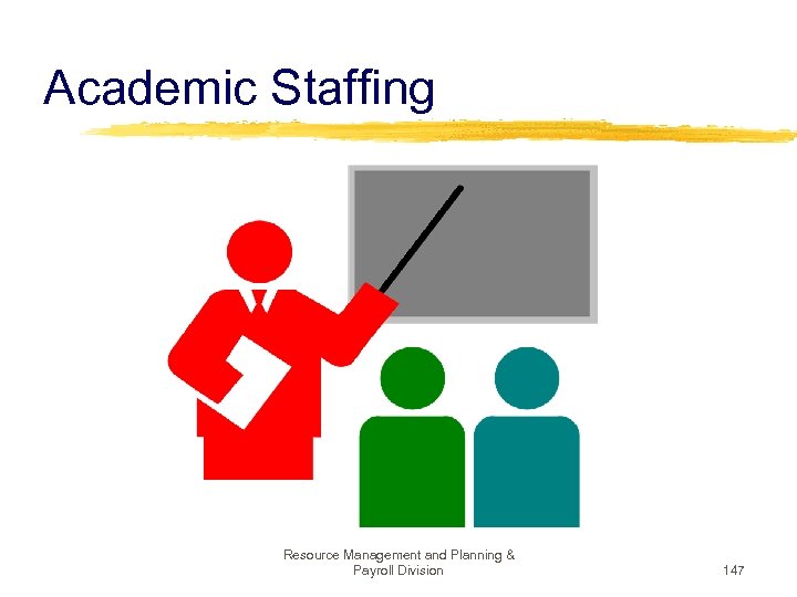 Academic Staffing Resource Management and Planning & Payroll Division 147 