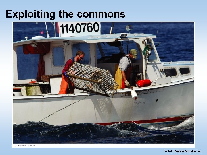 Exploiting the commons © 2011 Pearson Education, Inc. 