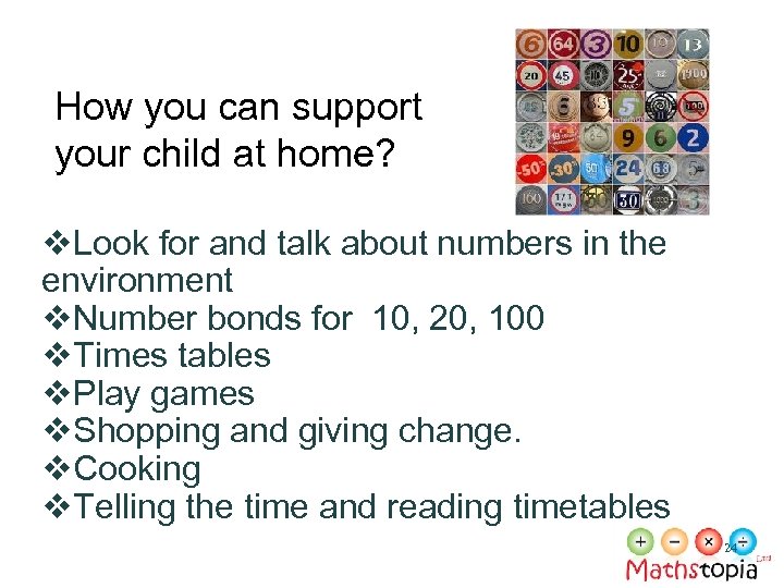 How you can support your child at home? v. Look for and talk about