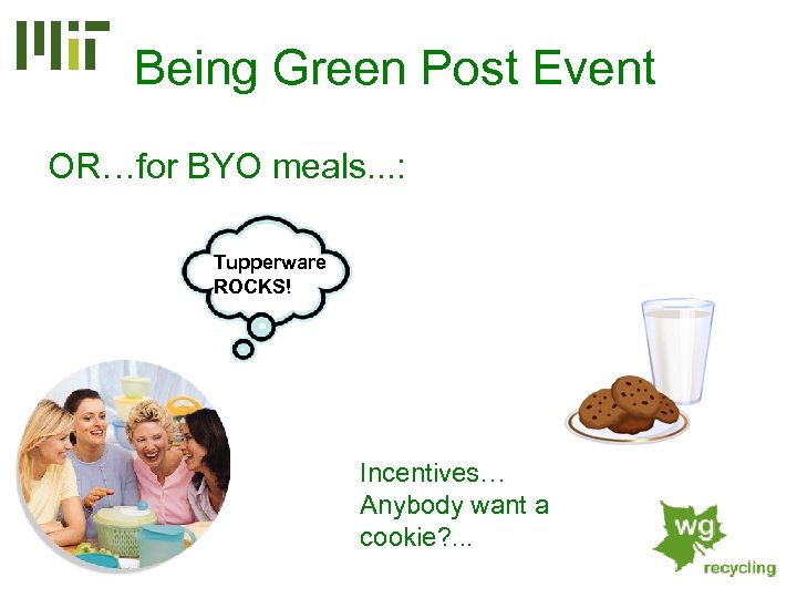 Being Green Post Event OR…for BYO meals. . . : Tupperware ROCKS! Incentives… Anybody