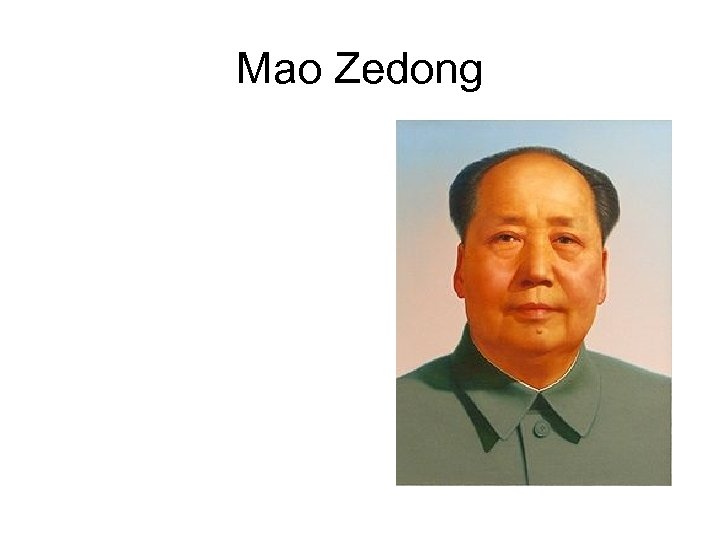 Mao Zedong 