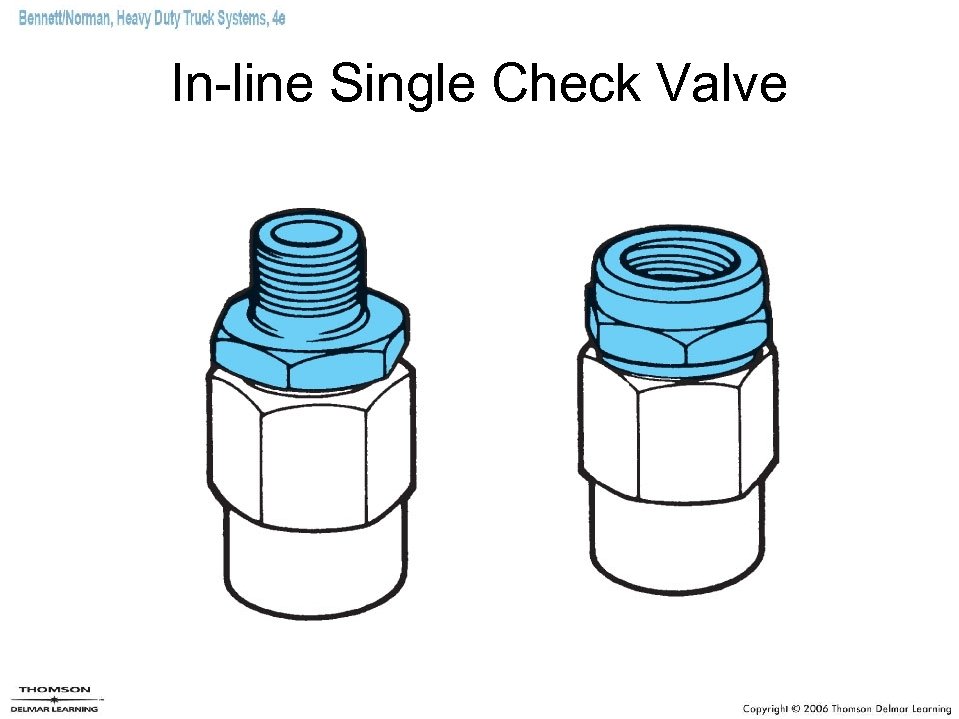 In-line Single Check Valve 