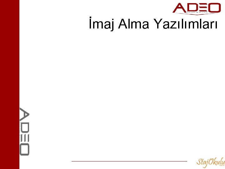 İmaj Alma Yazılımları 