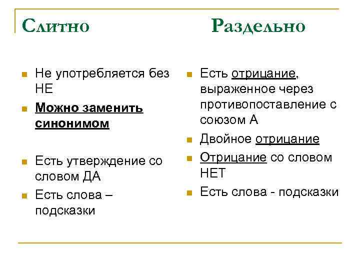 Заменить синонимом без не. Без не не употребляется. Можно заменить синонимом без не. Отрицание которые не употребляются без не. Слова можно заменить без не.