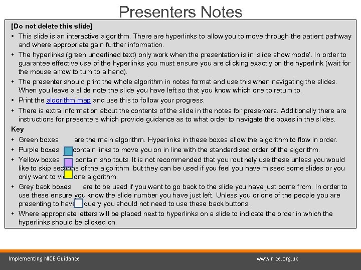Presenters Notes [Do not delete this slide] • This slide is an interactive algorithm.
