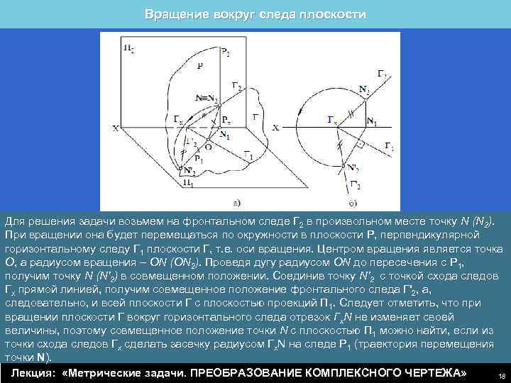 Презентация инженерная графика лекции