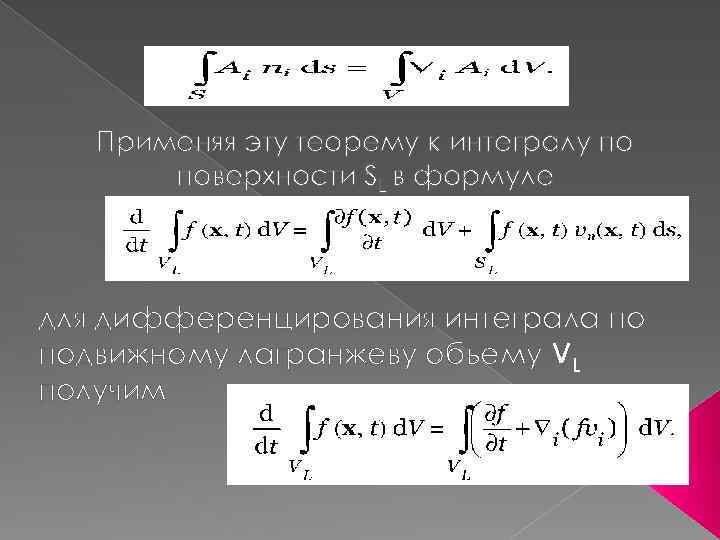 Метод остроградского для интегралов