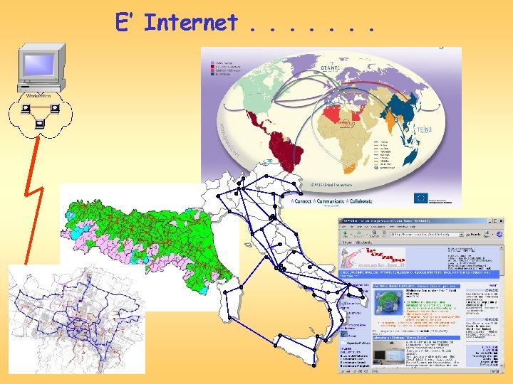 E’ Internet. . . . 