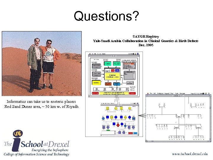 Questions? SAYGR Registry Yale-Saudi Arabia Collaboration in Clinical Genetics & Birth Defects Dec. 1995