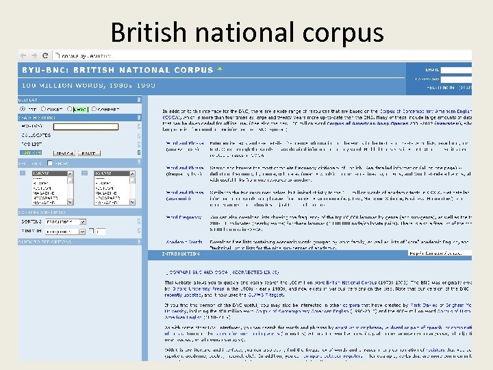 British national corpus 