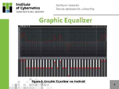 National research Tomsk polytechnic university Graphic Equalizer Figure 6. Graphic Equalizer on Android 9