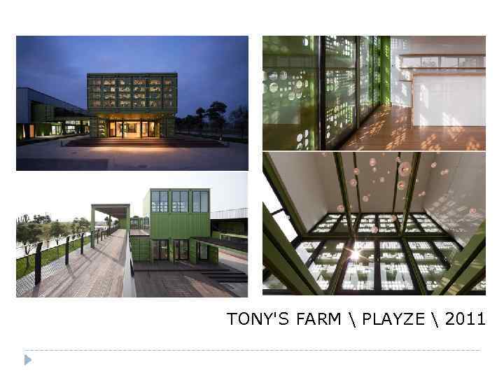 TONY'S FARM  PLAYZE  2011 