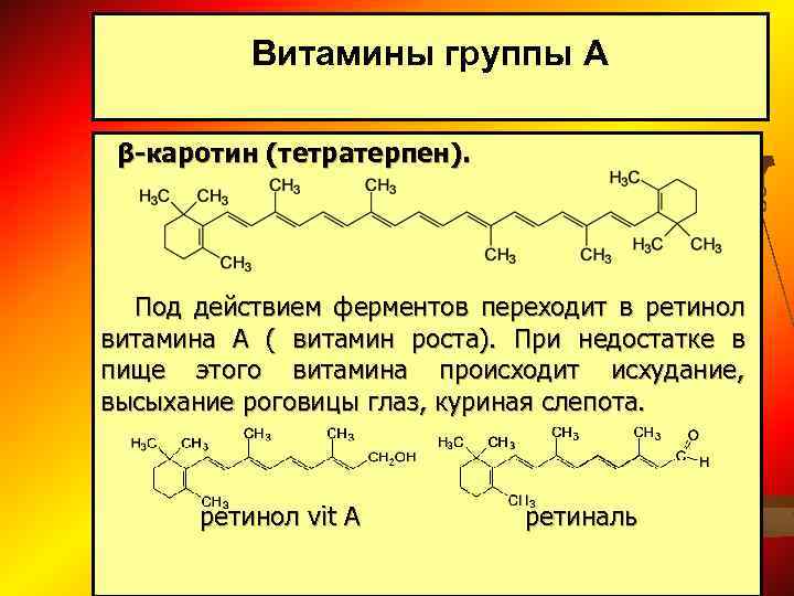 Ретинол схема применения