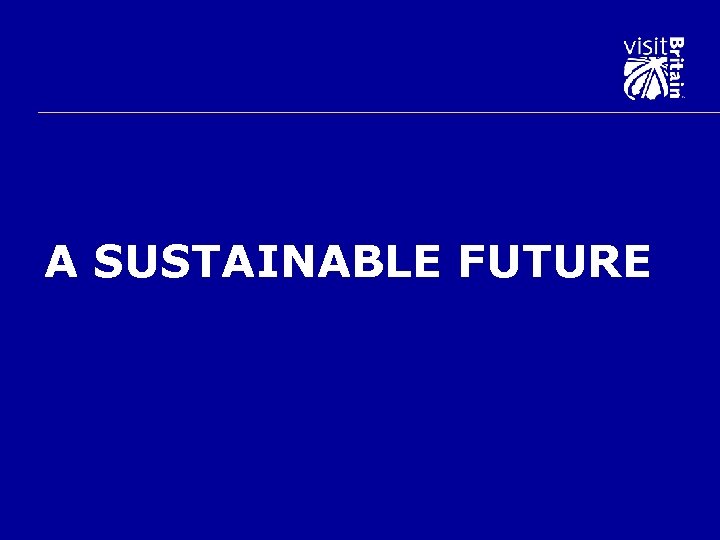 A SUSTAINABLE FUTURE 