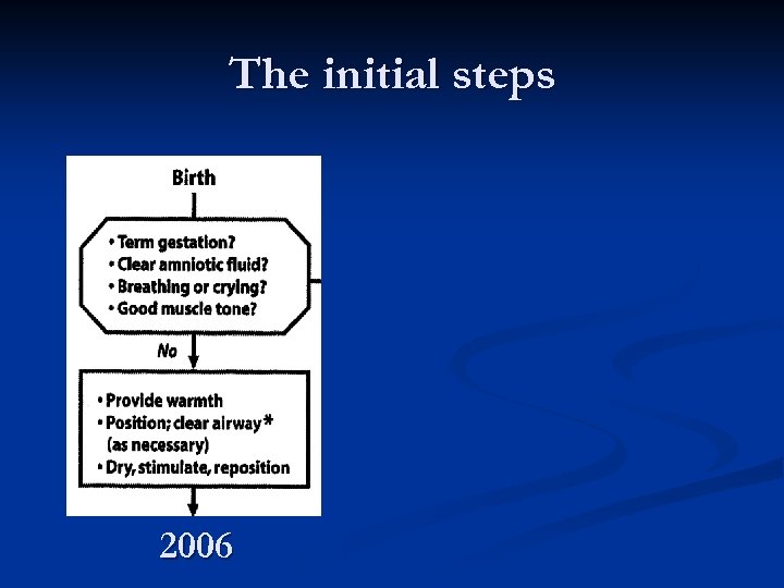 The initial steps 2006 