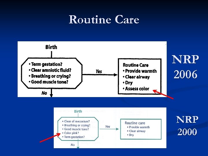 Routine Care NRP 2006 NRP 2000 