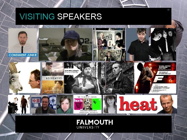 17 VISITING SPEAKERS 