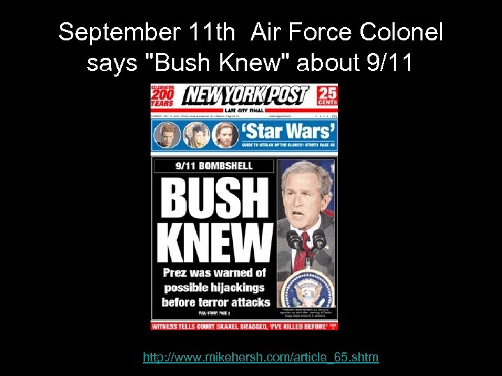 September 11 th Air Force Colonel says 