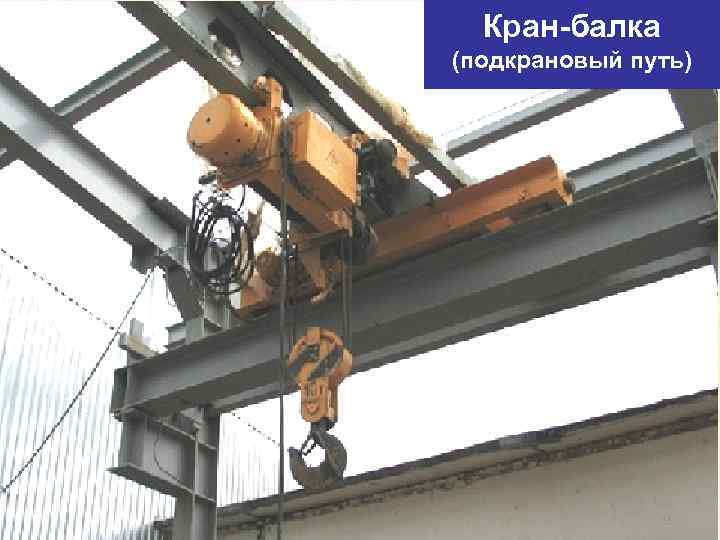 Кран-балка (подкрановый путь) 