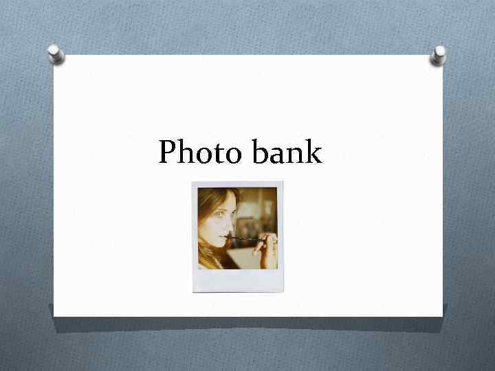 Photo bank 