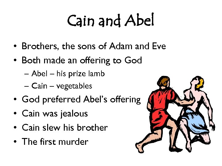 cain and abel allusion