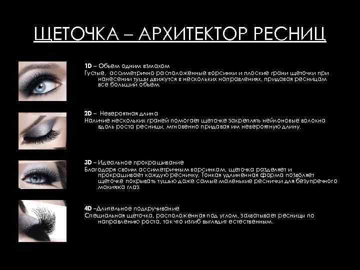 ЩЕТОЧКА – АРХИТЕКТОР РЕСНИЦ 1 D – Объем одним взмахом Густые, ассиметрично расположенные ворсинки