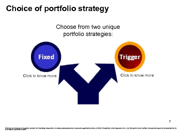 Choice of portfolio strategy Choose from two unique portfolio strategies: Click to know more