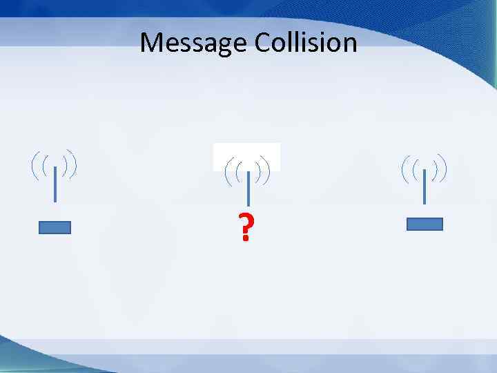 Message Collision ? 