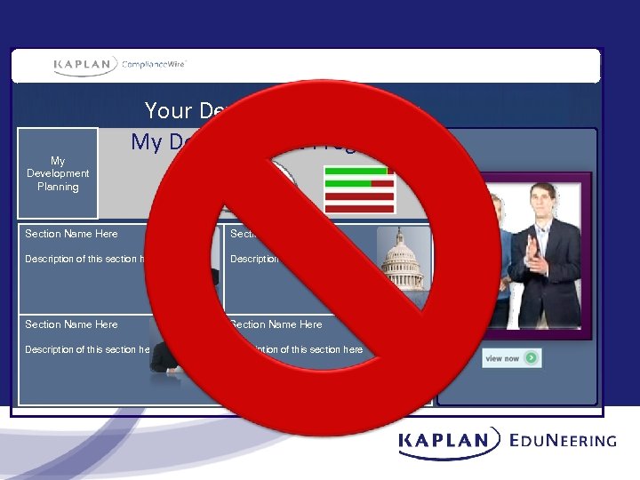 Professional Development Program My Development Planning Your Development Journey My Development Progress Section Name