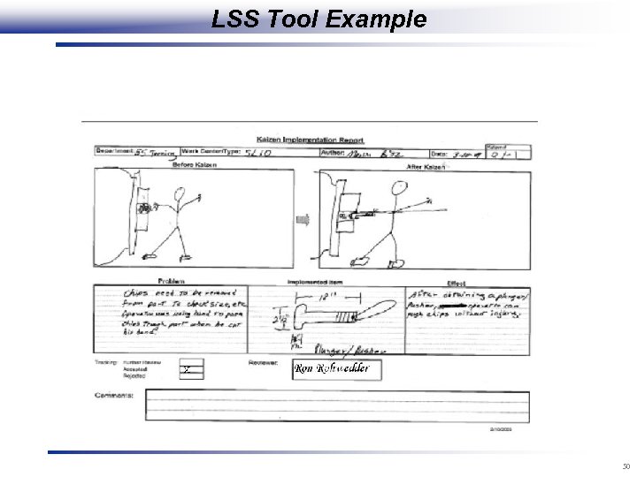 LSS Tool Example 50 