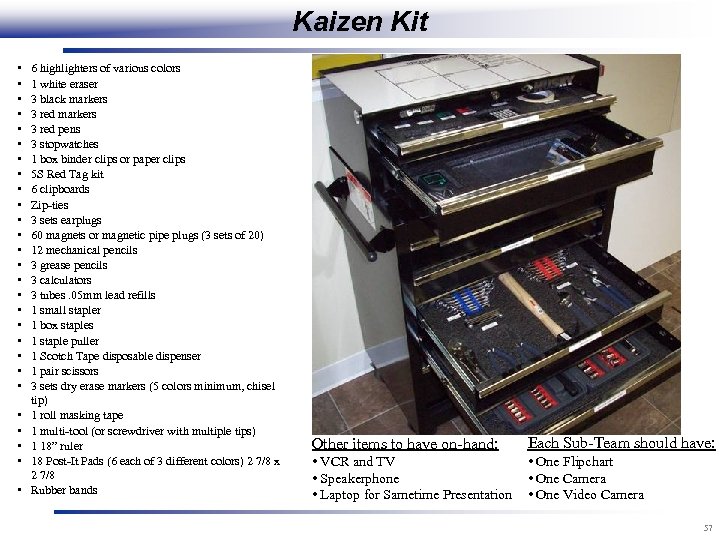 Kaizen Kit • • • • • • • 6 highlighters of various colors