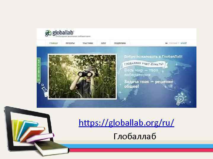 https: //globallab. org/ru/ Глобаллаб 