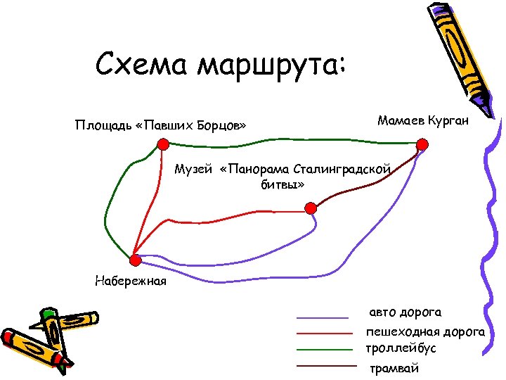 Схема план мамаев курган