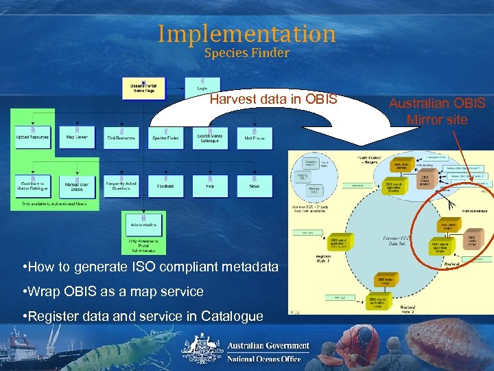 Implementation Species Finder Harvest data in OBIS • How to generate ISO compliant metadata