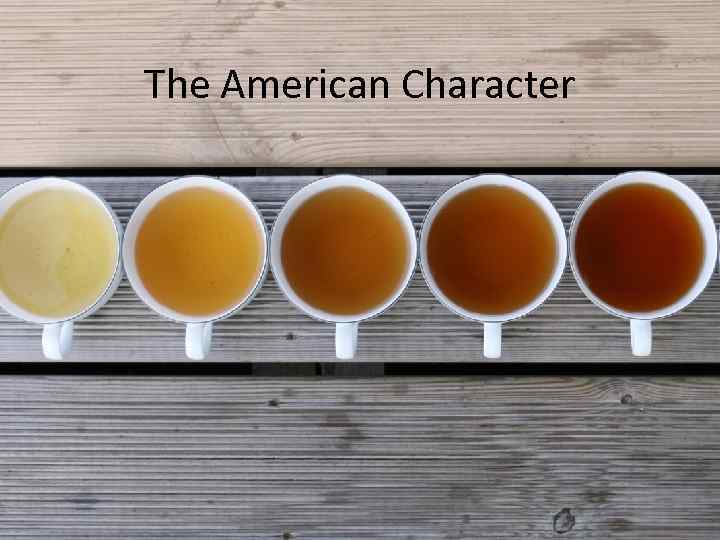 The American Character 