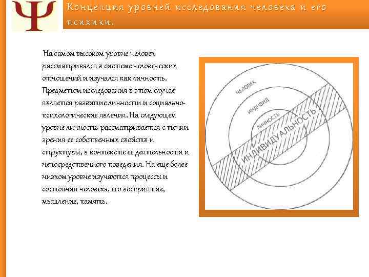 Уровни исследования. Концепция уровней исследования человека и его психики. Концепция уровней исследования человека и его психики Ломов. Концепция уровней исследования человека и его психики Ломов схема. Уровни личности по Ломову.