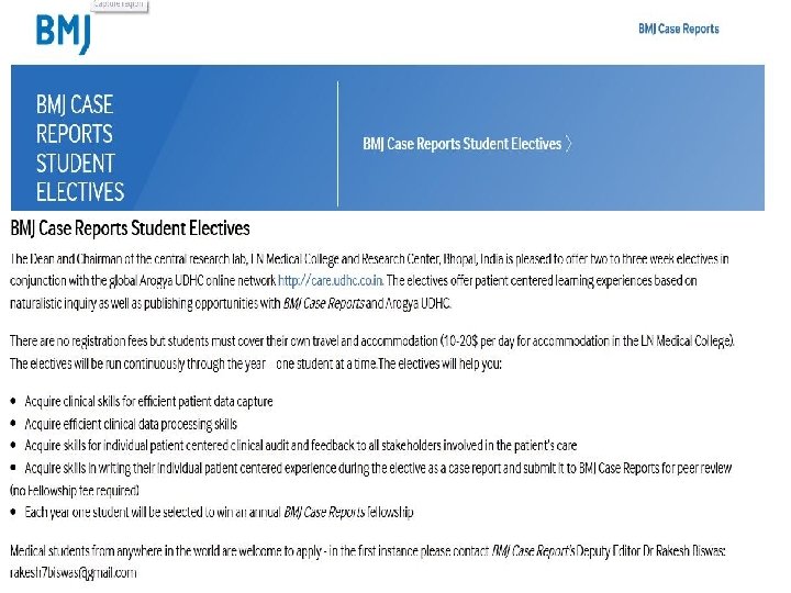 Global Health Elective playing Level 3: Join Us? 