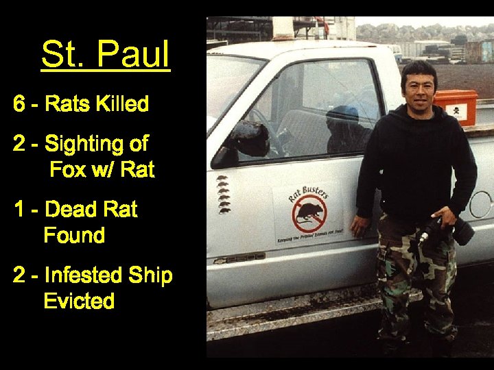 St. Paul 6 - Rats Killed 2 - Sighting of Fox w/ Rat 1