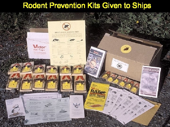 Rodent Prevention Kits Given to Ships 