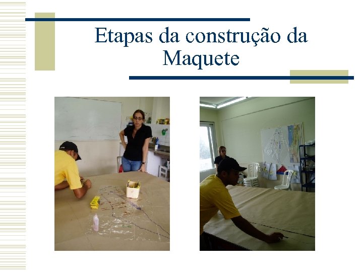 Etapas da construção da Maquete 